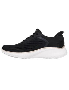 Zapatillas skechers bobs squad current muse negro de mujer.
