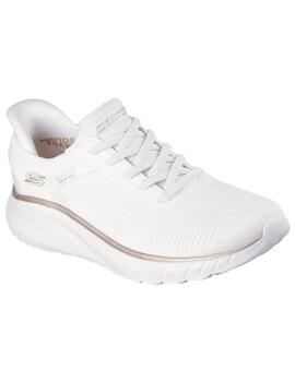 Zapatillas skechers bobs squad current muse blanco de mujer.