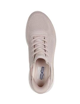 Zapatillas skechers bobs squad current muse beige de mujer.