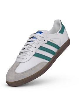 seguro Melódico clase Zapatillas Unisex ADIDAS SAMBA OG BLANCO VERDE