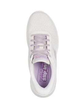 Zapatillas skechers go walk flex beige de mujer.