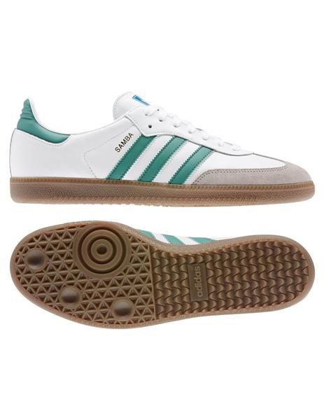 seguro Melódico clase Zapatillas Unisex ADIDAS SAMBA OG BLANCO VERDE