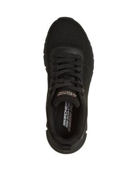 Zapatillas skechers bobs b lite negro de mujer.
