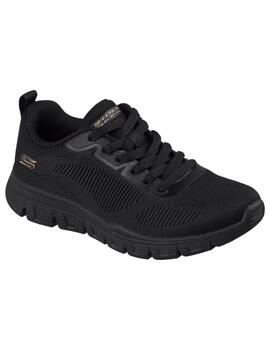 Zapatillas skechers bobs b lite negro de mujer.
