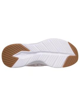 Zapatillas skechers contour foam blanco violeta de mujer.