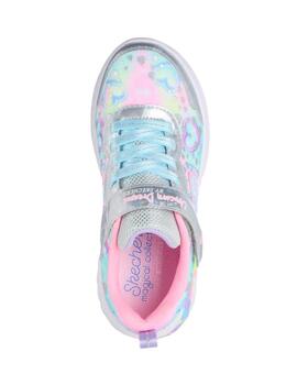 Zapatillas skechers s lights unicorn dreams plarta de niña.