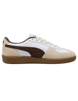 Zapatillas puma palermo lth blanco marrón de mujer