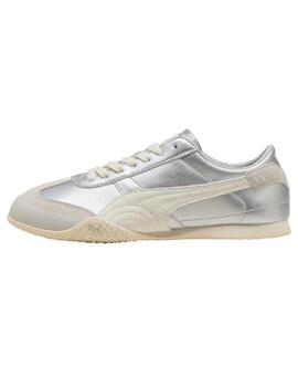 Zapatillas puma bella ut lea plateado de mujer.