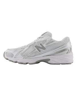 Zapatillas new balance pz740wm blanco plata de niño.