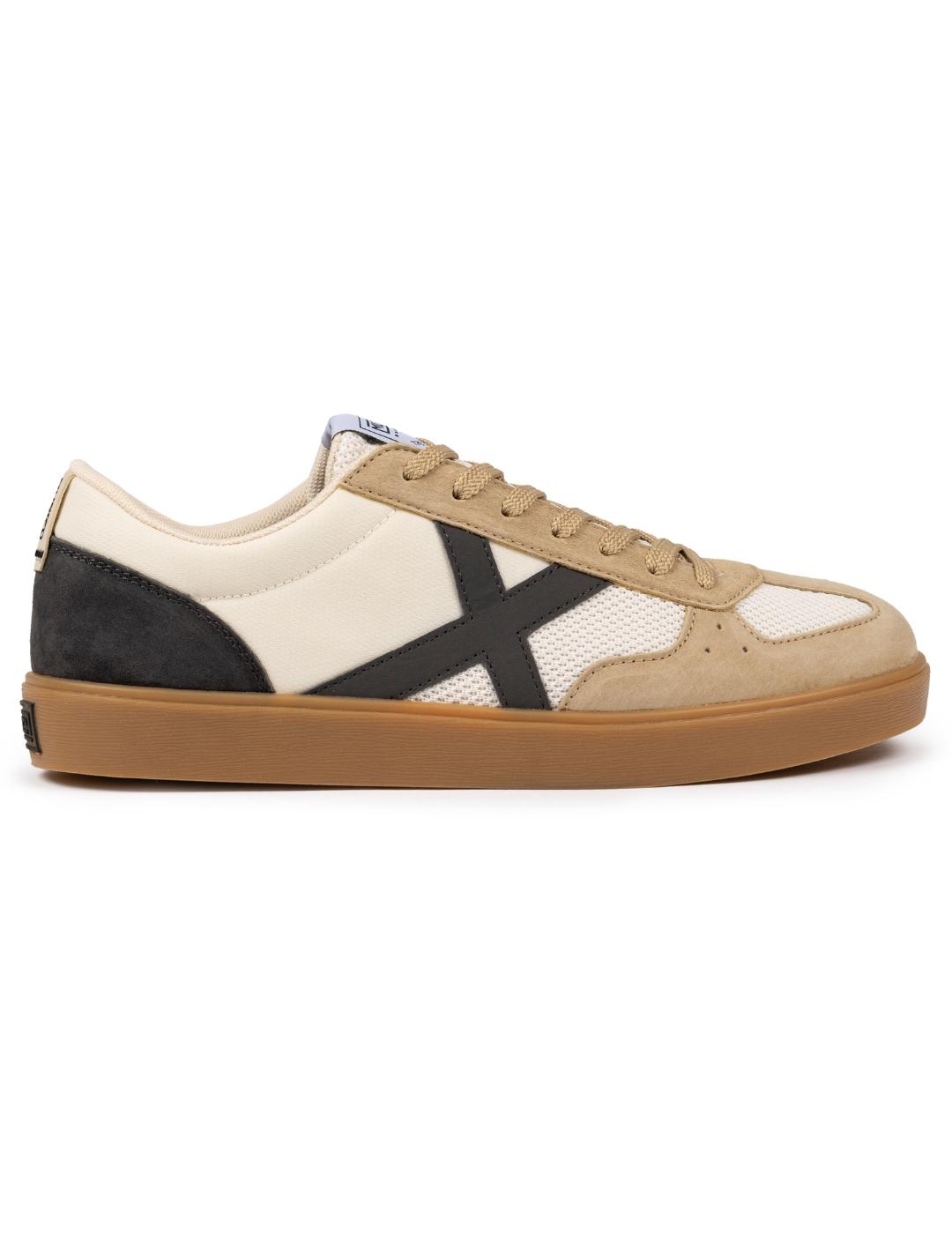 Zapatillas munich break 49 blanco beige de hombre.