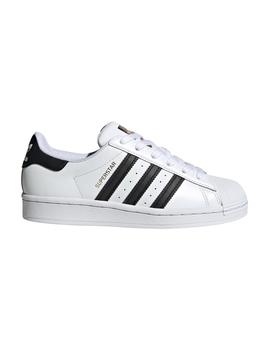 Zapatillas de Niños Adidas SUPERSTAR J BLANCO NEGRO