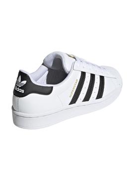 Zapatillas de Niños Adidas SUPERSTAR J BLANCO NEGRO