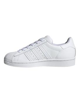 Zapatillas de Chica Adidas SUPERSTAR J BLANCO