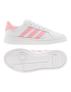 Zapatillas Adidas TEAM COURT C BLANCO ROSA