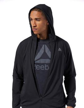 CORTAVIENTOS de Hombre Reebok TE WOVEN JACKET NEGRO