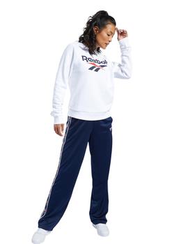 sudadera reebok mujer blanco