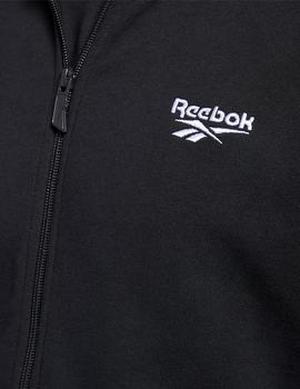 chaqueta reebok hombre negro