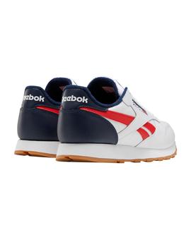 Zapatillas de Hombre Reebok CL LEATHER MU BLANCO MARINO ROJO