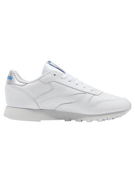 Zapatilla para mujer Reebok CL LTHR BLANCO AZUL ROSA