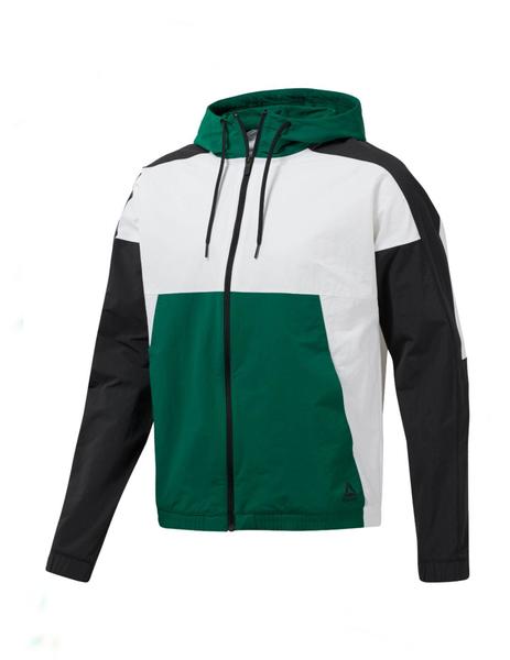 CORTAVIENTOS de Hombre Reebok MYT BLANCO VERDE