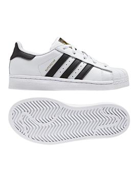 Zapatilla para niño Adidas Superstar C blanco negro