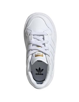 Zapatilla de niño Adidas Team Court el i blanco