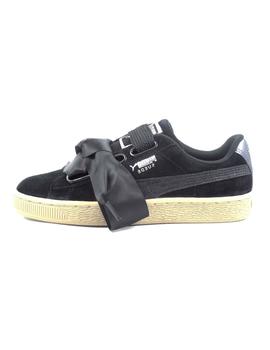 Zapatillas de Chica SUEDE HEART SAFARI WN'S Negro