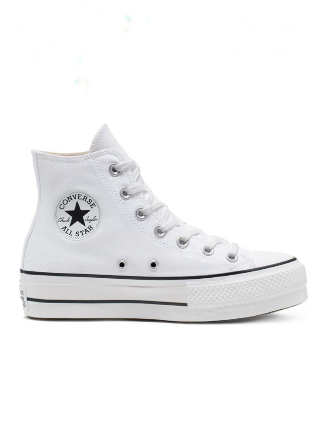 Zapatilla All star plataforma hi blanco de chica