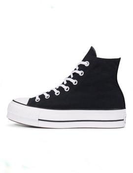 Zapatilla Converse All star plataforma hi negro de chica