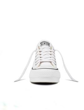 Zapatilla All star Chuck Taylor  plataforma blanco de mujer