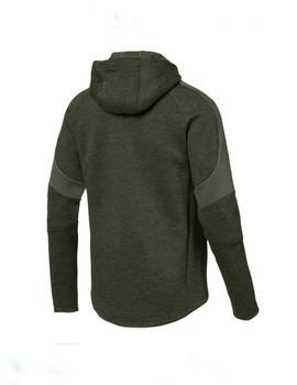 sudadera puma evostripe hoody verde de hombre