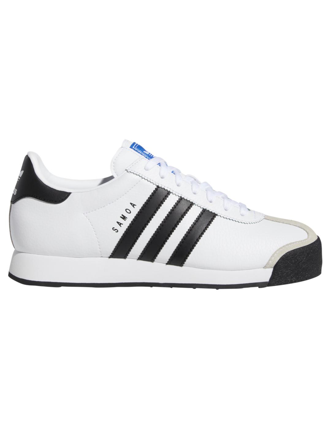 Zapatillas de Hombre ADIDAS SAMOA PIEL BLANCO