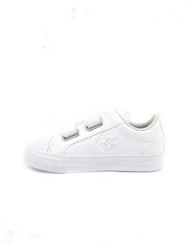 Zapatilla converse star player ev 2v ox blanco de niño