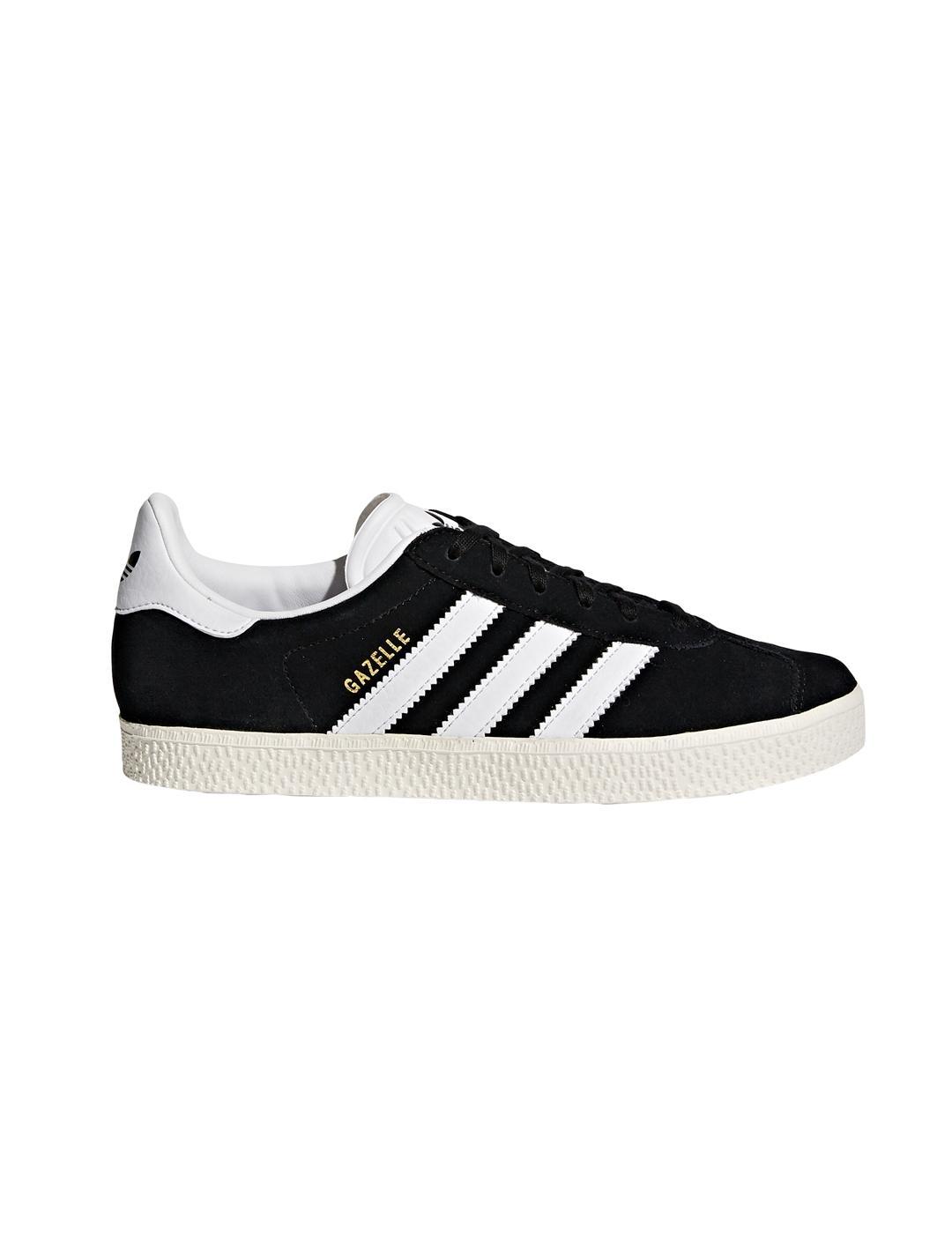 Zapatillas Unisex Adidas Gazelle Junior Negro