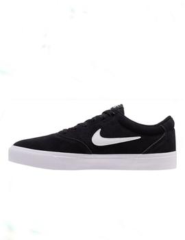 Zapatilla Nike sb charge suede negro de hombre