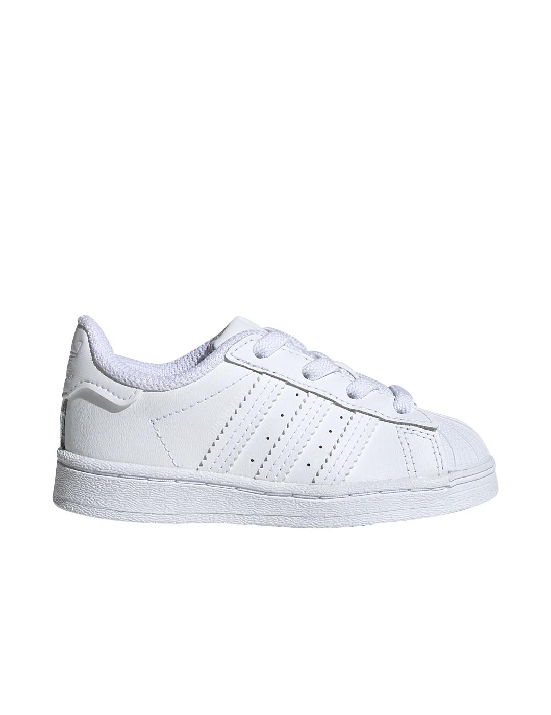 Zapatillas Adidas superstar blanco de niño