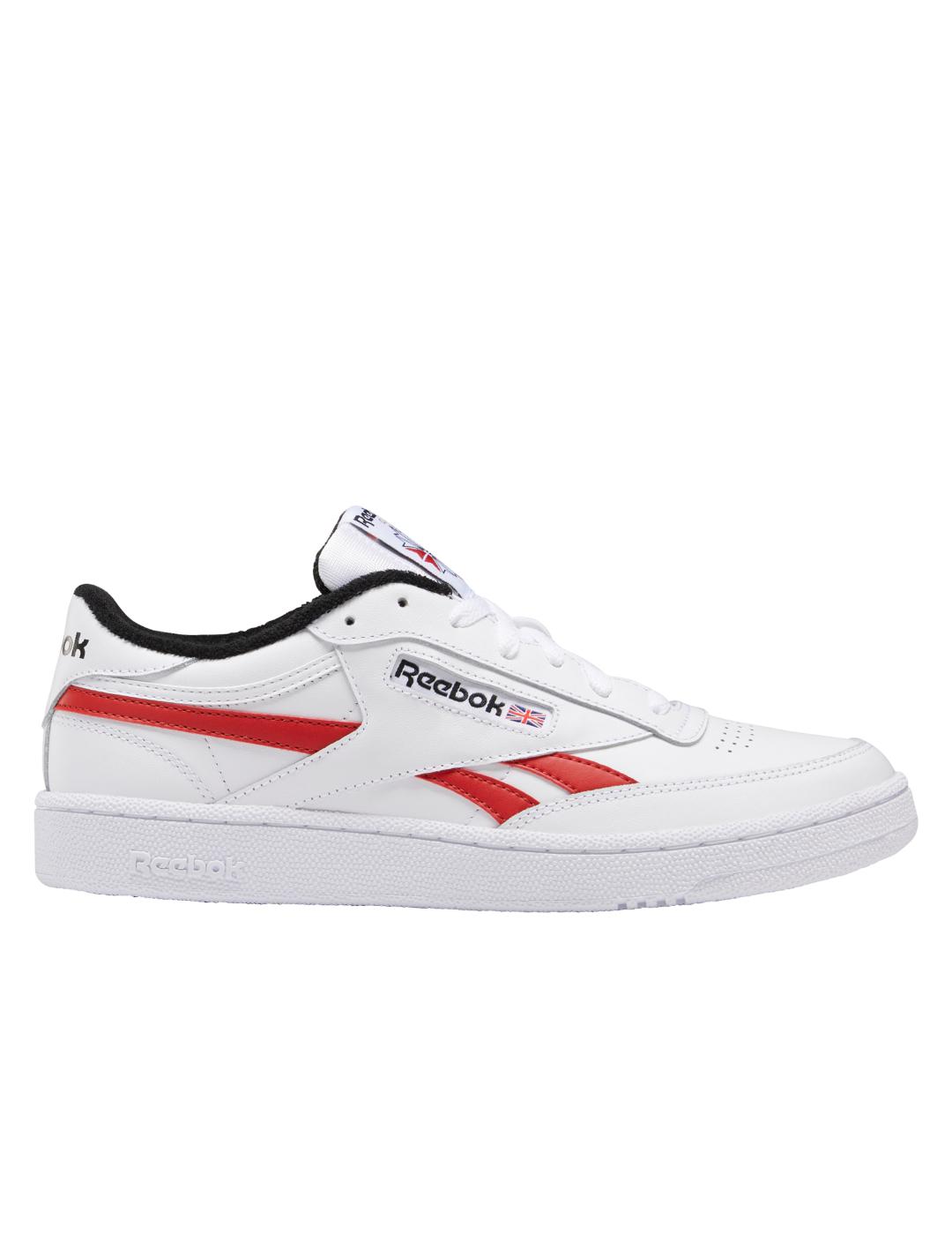 Zapatilla reebok Club c revenge mu blanco rojo de hombre