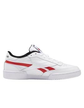 Zapatilla reebok Club c revenge mu blanco rojo de hombre.