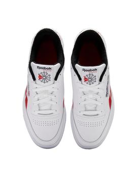 Zapatilla reebok Club c revenge mu blanco rojo de hombre.