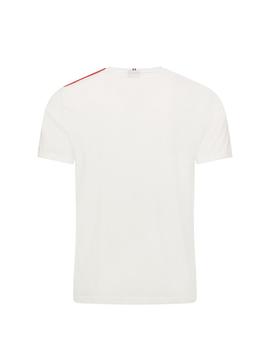 camiseta le coq sportif tri saison tee n3 blanco de hombre.