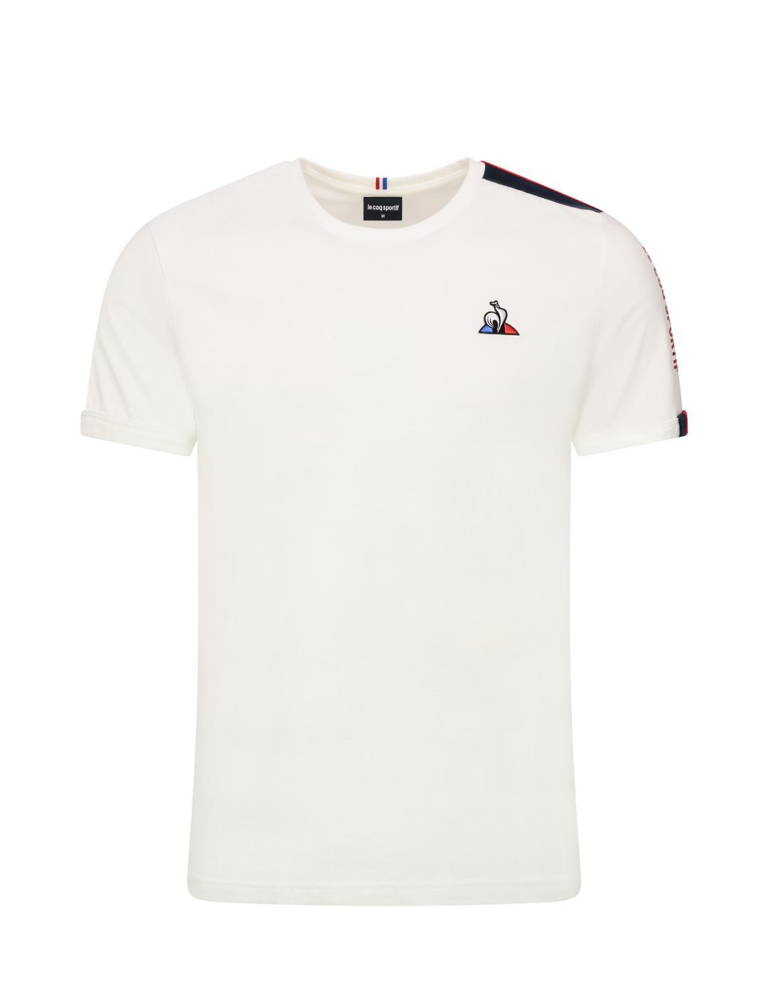 camiseta le coq sportif tri saison tee n3 blanco de hombre.