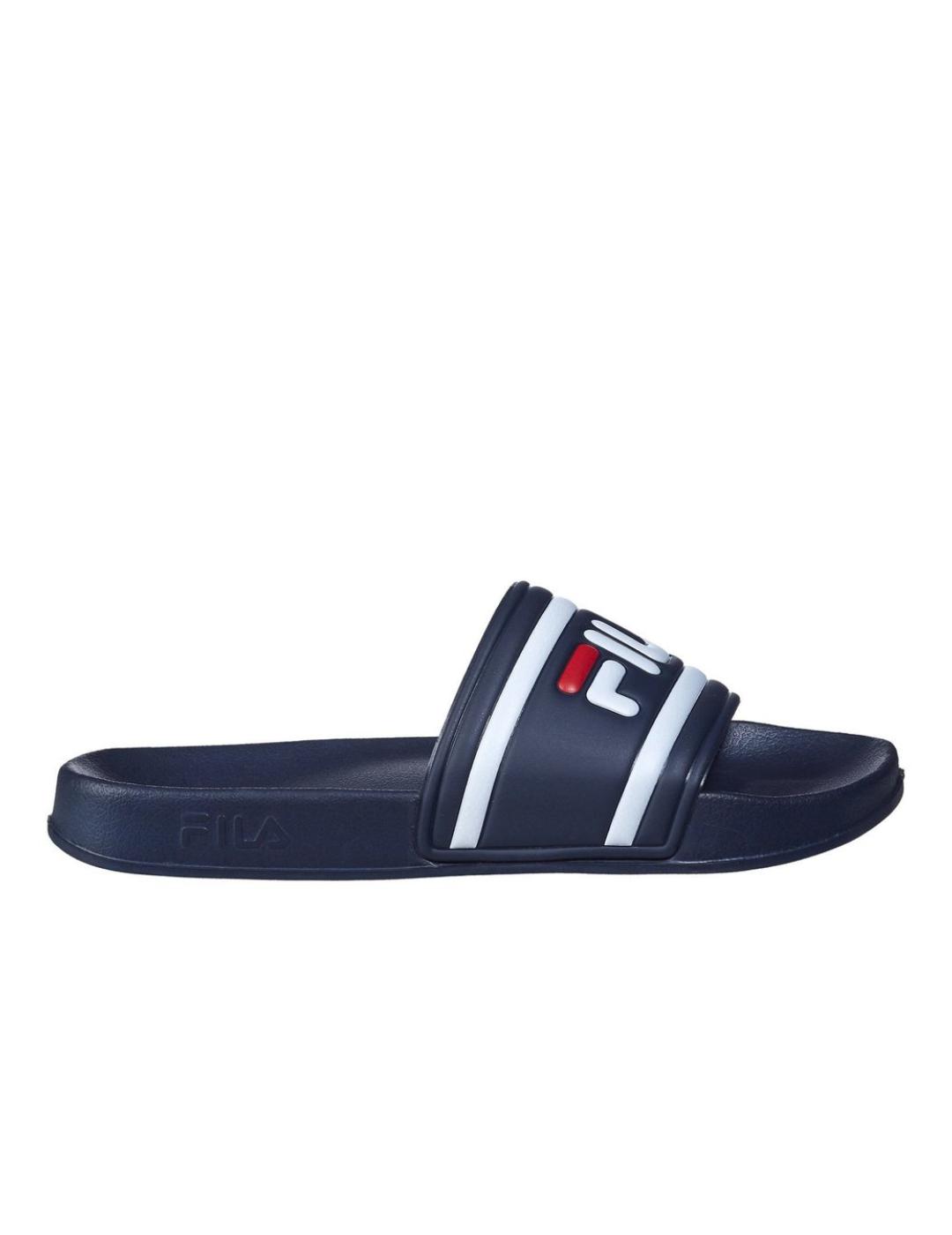 chanclas fila morro bay slipper 2.0 marino de hombre