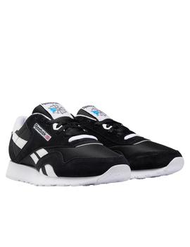 Zapatillas reebok cl nylon negro de hombre