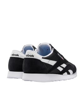 Zapatillas reebok cl nylon negro de hombre