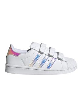 Zapatilla superstar cf c multicolor de