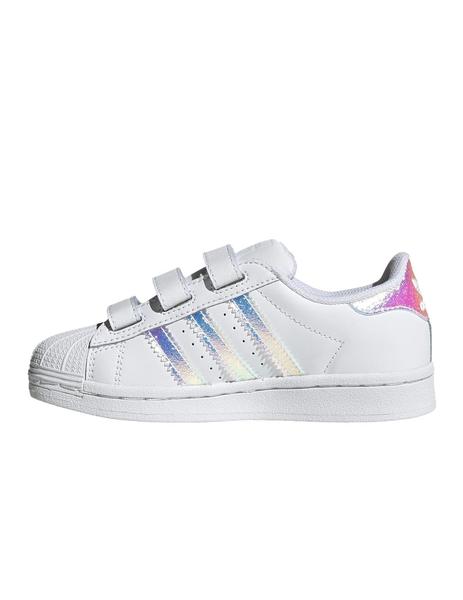 Elucidación Ceder el paso Impuro Zapatilla superstar cf c brillo multicolor de niña.