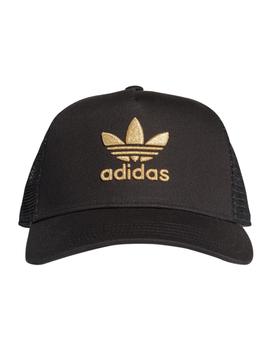 gorra adidas ac gold trucker negro oro unisex