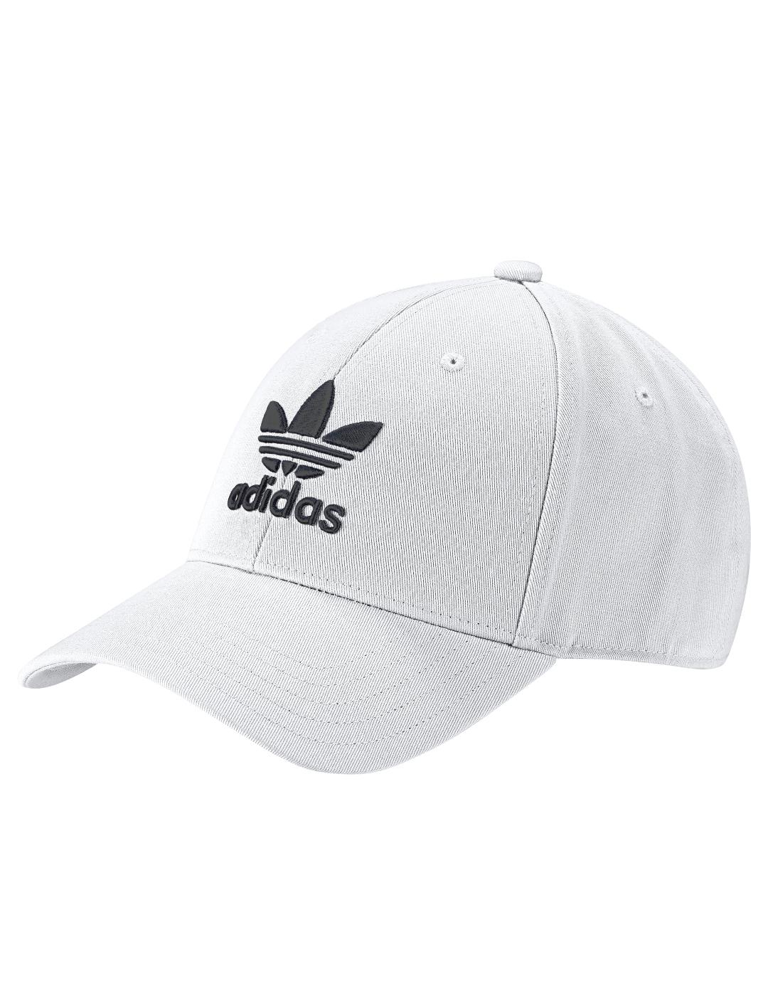 gorra adidas baseb class trefoil blanco unisex.