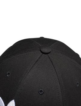 gorra adidas baseb class trefoil negro unisex.