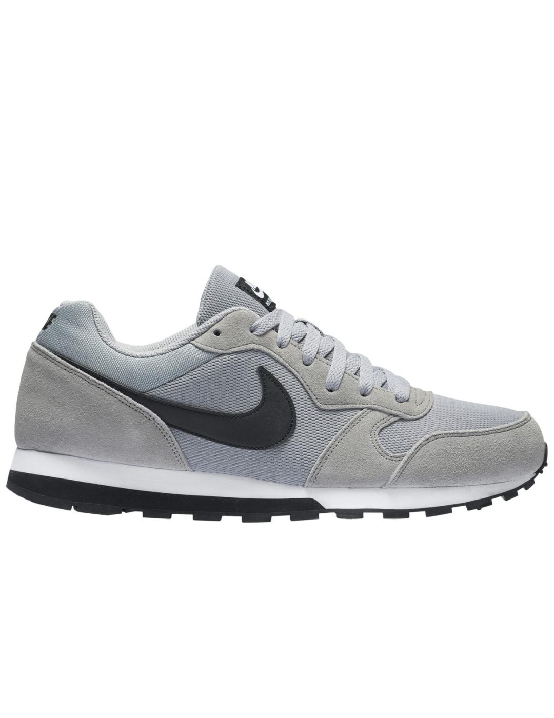 zapatillas nike md runner 2 gris negro